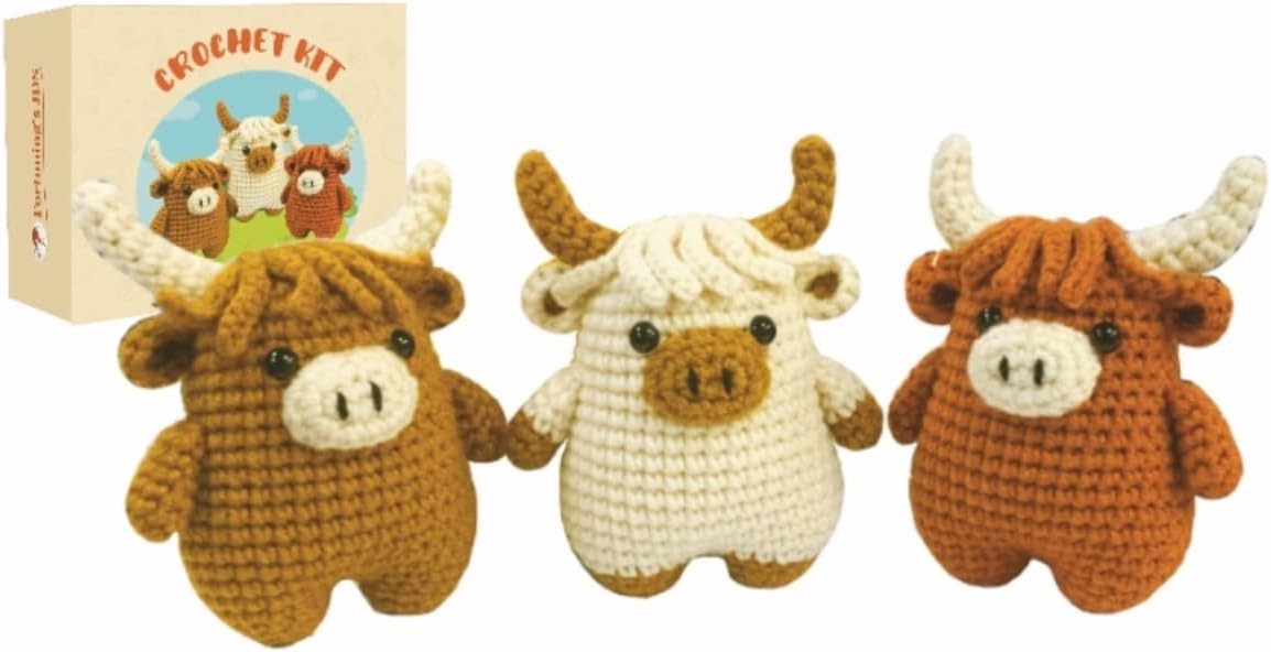 Crochet Highland Cows