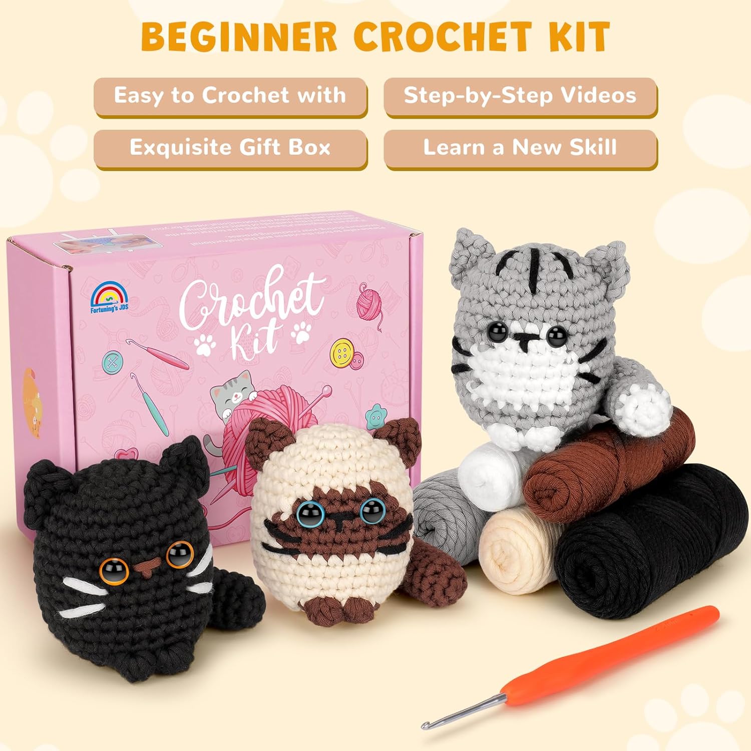 Crochet Kitty Friends