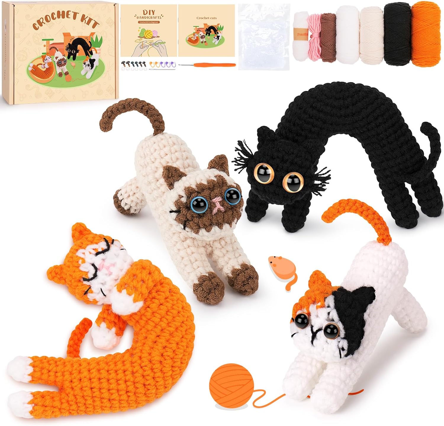 Crochet cats