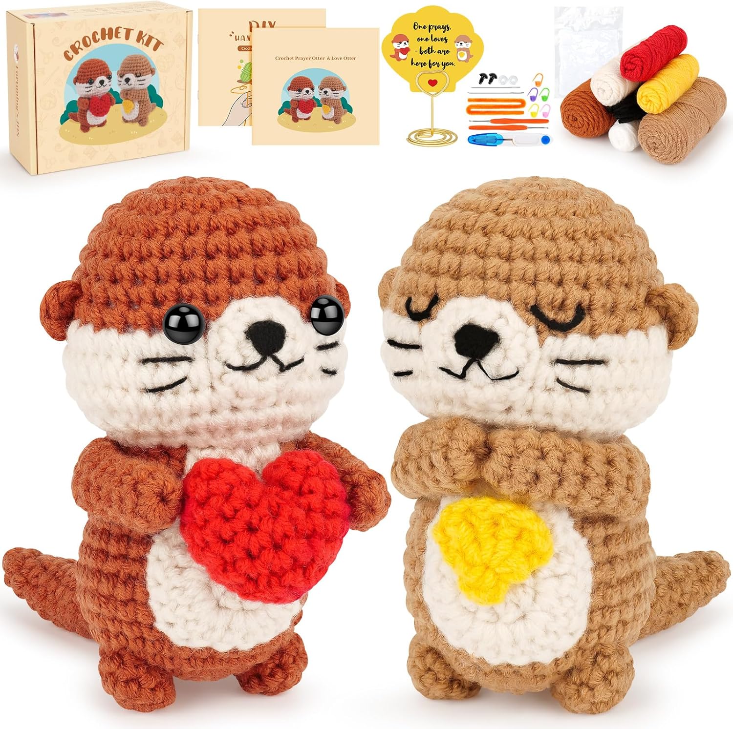 Crochet Prayer Otter & Love Otter