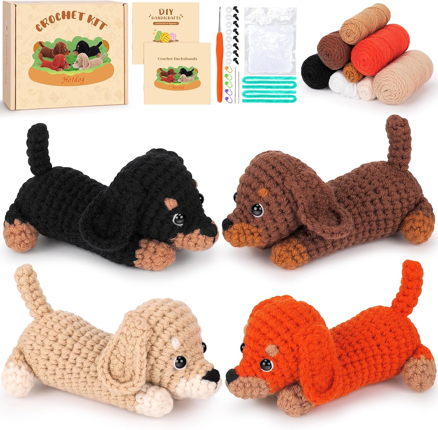 Crochet Dachshunds